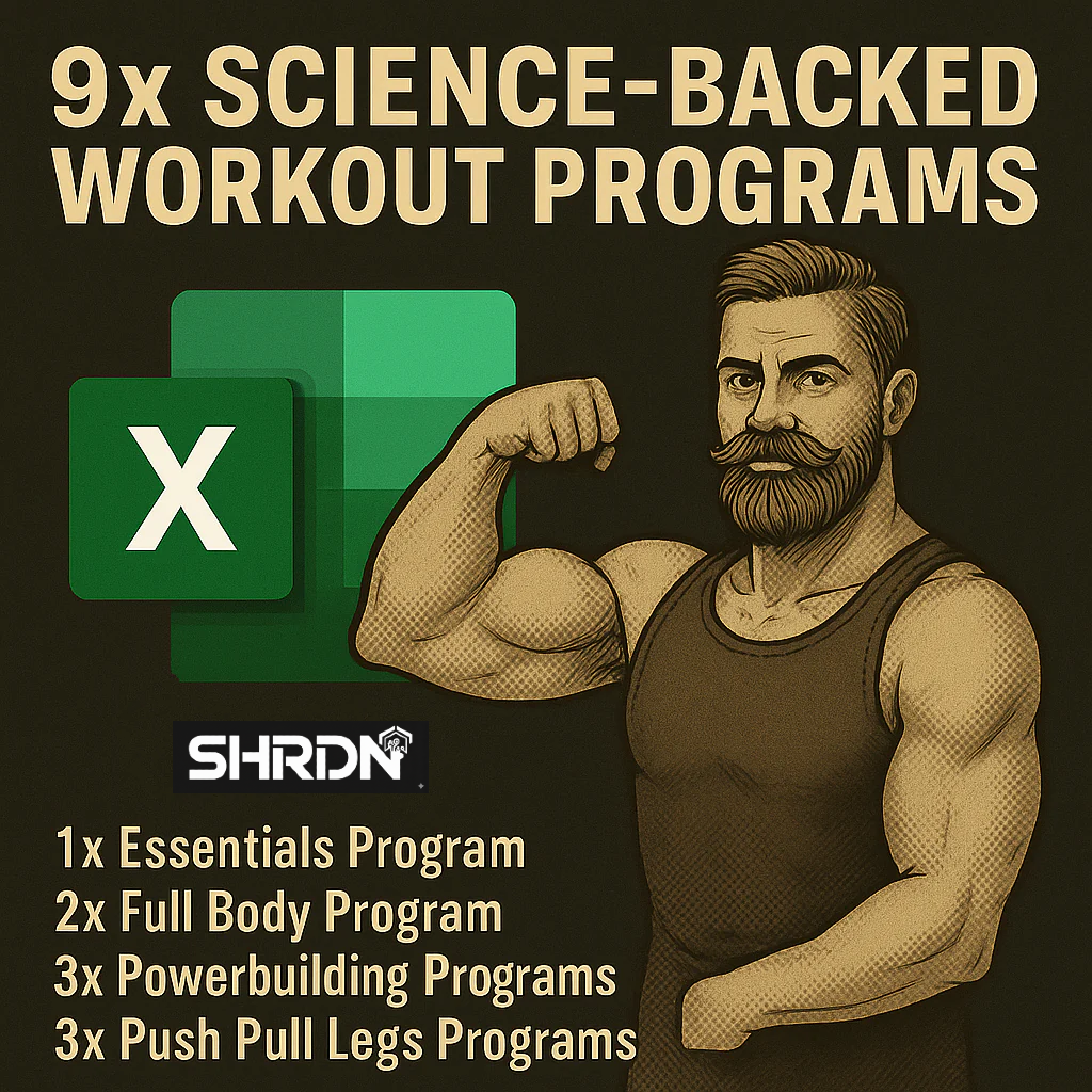 9 Science-Backed Workout Program - Excel Downloads